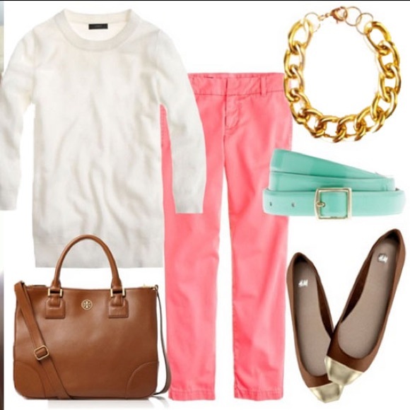 J. Crew Broken-In Scout Chino, Neon Peach - Picture 4 of 8